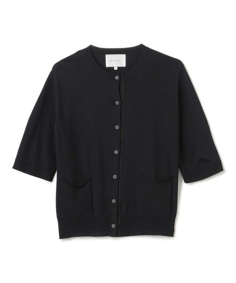 BEIGE,「【洗える】VALOIS / 半袖カーディガン」|カーディガン|