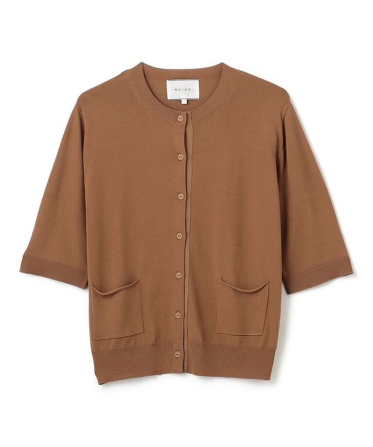BEIGE,「【洗える】VALOIS / 半袖カーディガン」|カーディガン|