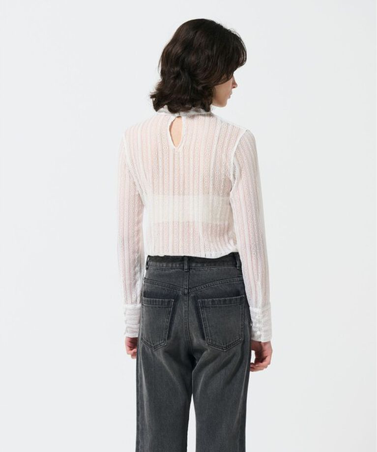 GRACE CONTINENTAL「ストレッチレーストップ」|Tシャツ・カットソー|