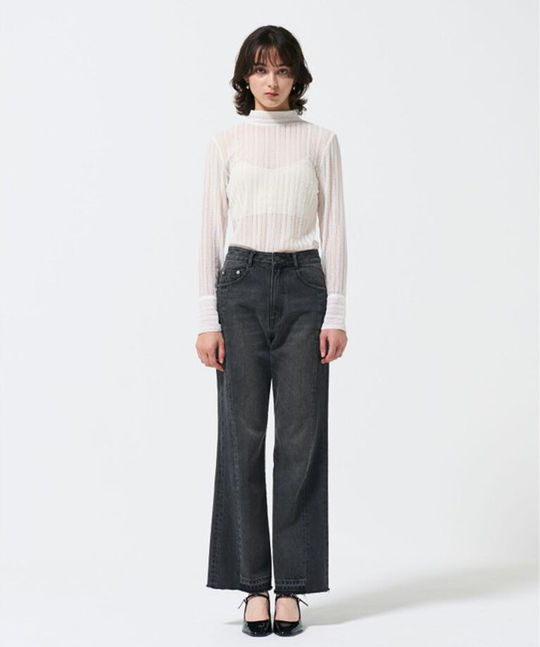 GRACE CONTINENTAL「ストレッチレーストップ」|Tシャツ・カットソー|
