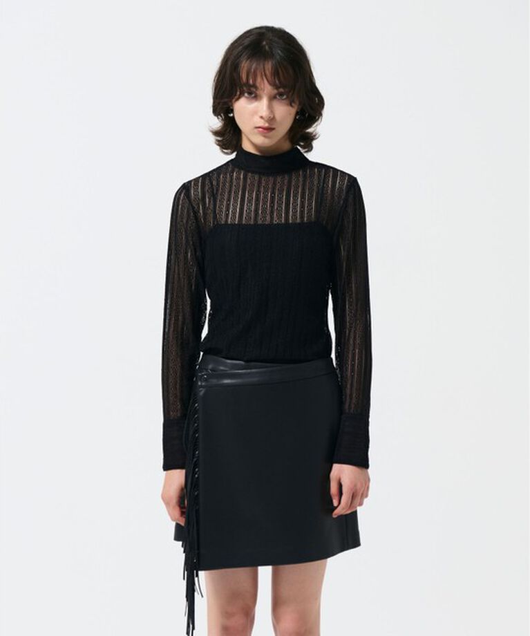 GRACE CONTINENTAL「ストレッチレーストップ」|Tシャツ・カットソー|