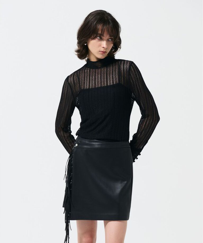 GRACE CONTINENTAL「ストレッチレーストップ」|Tシャツ・カットソー|
