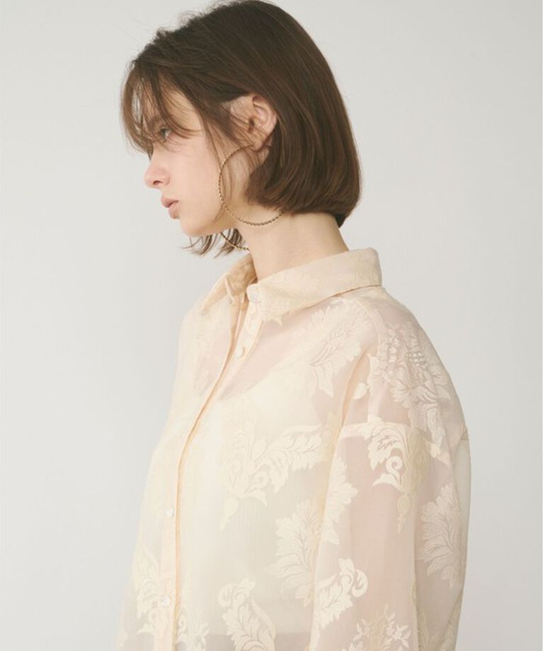 GRACE CONTINENTAL「オーナメントオーバーシャツ」|シャツ・ブラウス|