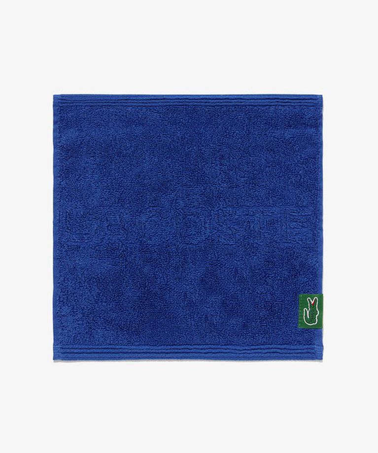 LACOSTE「ワントーンブランディングタオルハンカチ」|タオル|ロイヤルブルー