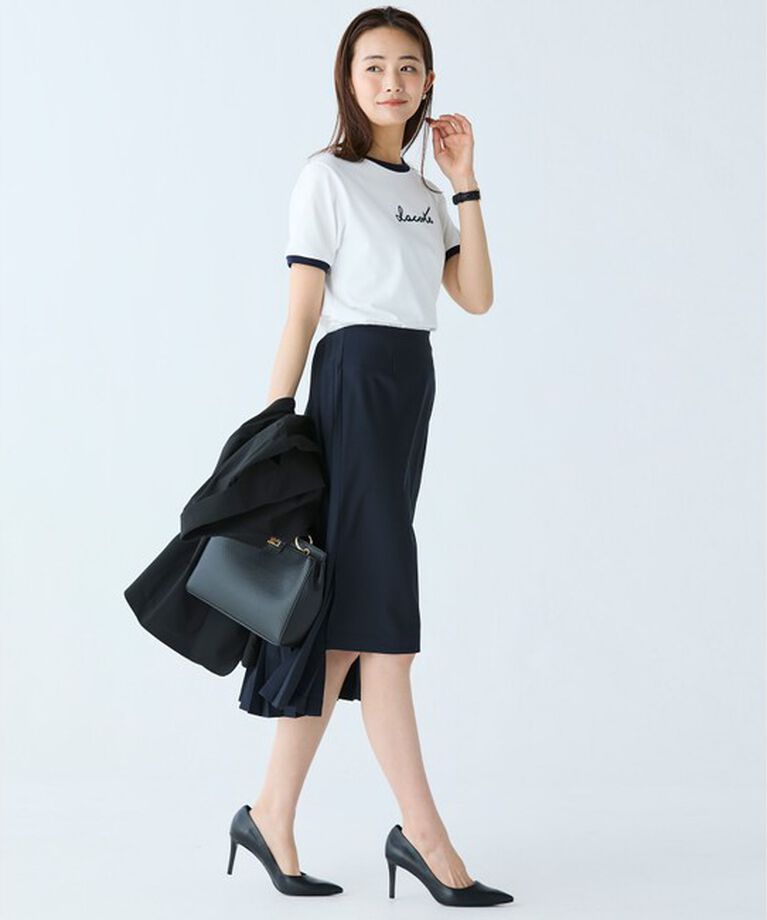 LACOSTE「前後切り替えプリーツスカート」|スカート|