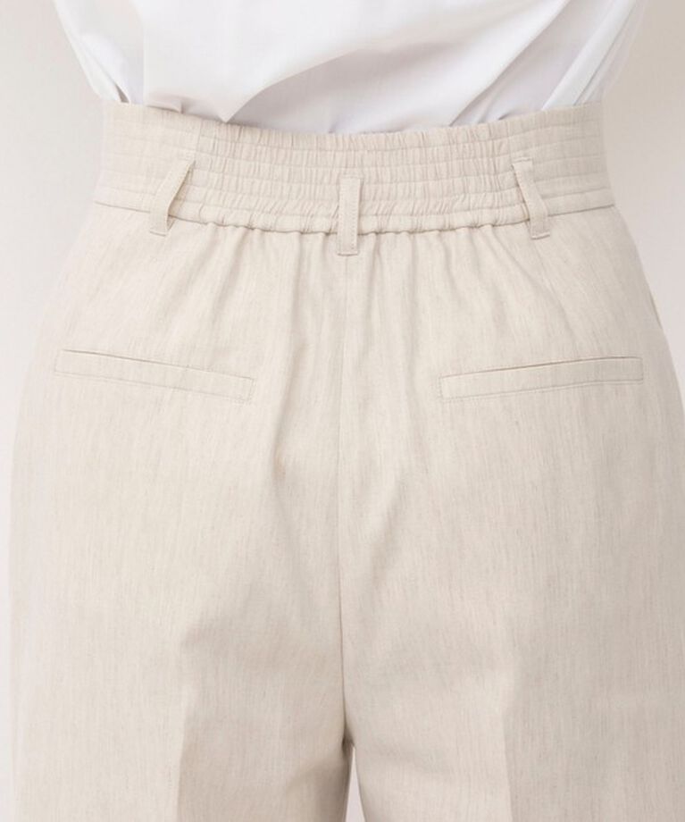 NOLLEY'S「《セットアップ対応》ウォッシャブル麻混セミワイドパンツ」|その他|