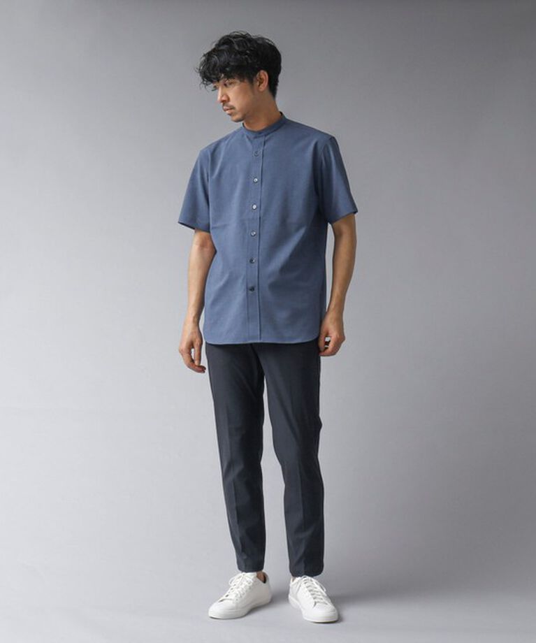 NOLLEY'S goodman「【ACTIVE SECT】《限定展開 / 速乾 / イージーケア》”ALL TIME DRY” バンドカラー半袖シャツ」|シャツ・ブラウス|