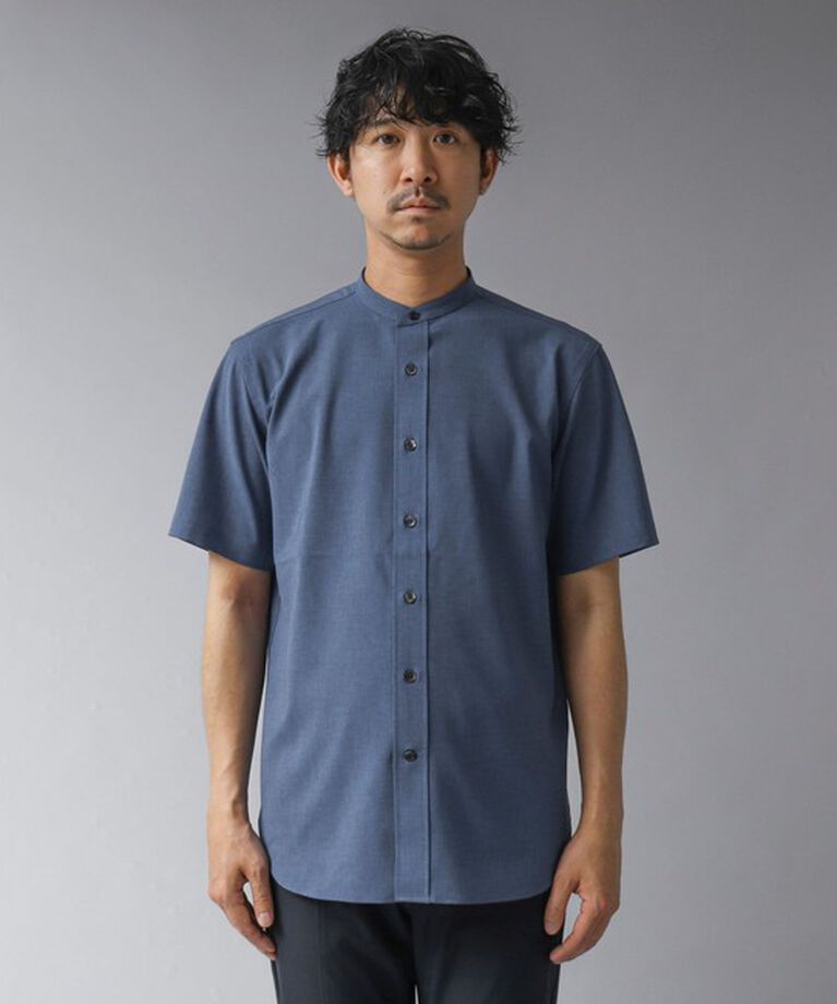 NOLLEY'S goodman「【ACTIVE SECT】《限定展開 / 速乾 / イージーケア》”ALL TIME DRY” バンドカラー半袖シャツ」|シャツ・ブラウス|