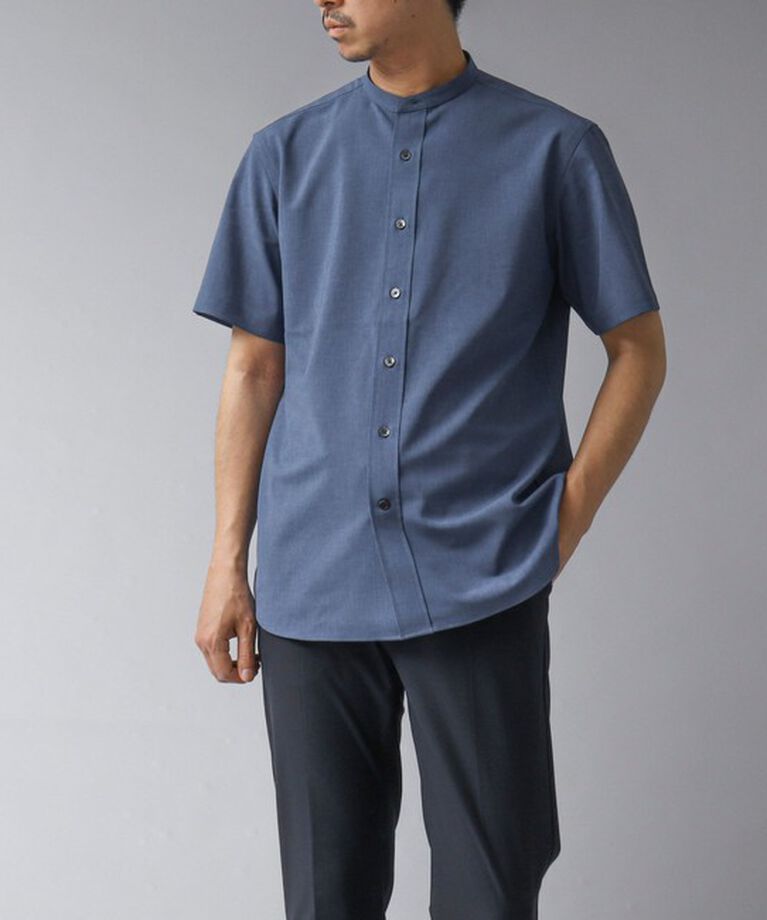 NOLLEY'S goodman「【ACTIVE SECT】《限定展開 / 速乾 / イージーケア》”ALL TIME DRY” バンドカラー半袖シャツ」|シャツ・ブラウス|