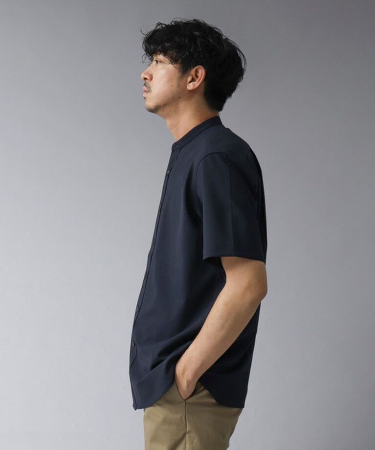 NOLLEY'S goodman「【ACTIVE SECT】《限定展開 / 速乾 / イージーケア》”ALL TIME DRY” バンドカラー半袖シャツ」|シャツ・ブラウス|