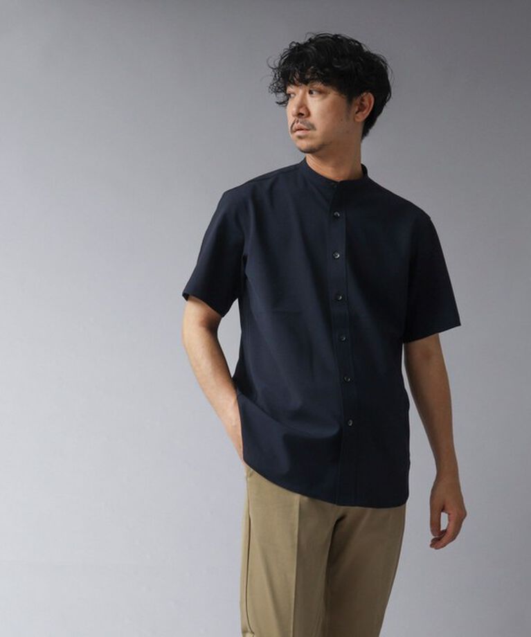 NOLLEY'S goodman「【ACTIVE SECT】《限定展開 / 速乾 / イージーケア》”ALL TIME DRY” バンドカラー半袖シャツ」|シャツ・ブラウス|