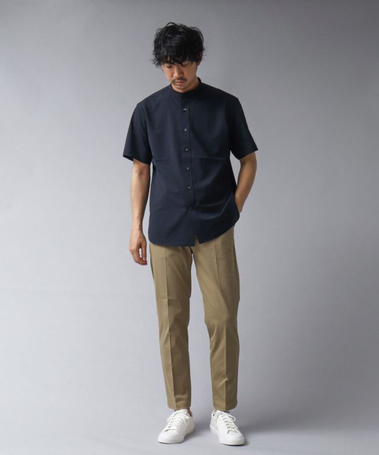 NOLLEY'S goodman「【ACTIVE SECT】《限定展開 / 速乾 / イージーケア》”ALL TIME DRY” バンドカラー半袖シャツ」|シャツ・ブラウス|