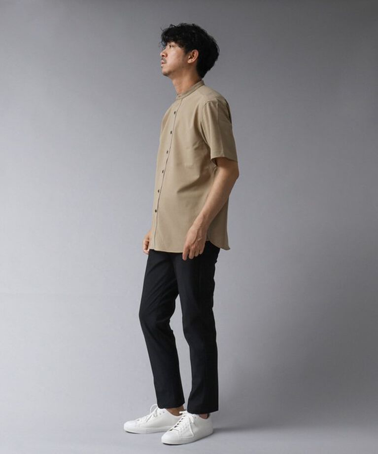 NOLLEY'S goodman「【ACTIVE SECT】《限定展開 / 速乾 / イージーケア》”ALL TIME DRY” バンドカラー半袖シャツ」|シャツ・ブラウス|