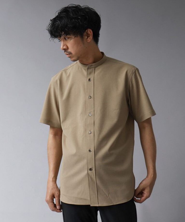 NOLLEY'S goodman「【ACTIVE SECT】《限定展開 / 速乾 / イージーケア》”ALL TIME DRY” バンドカラー半袖シャツ」|シャツ・ブラウス|
