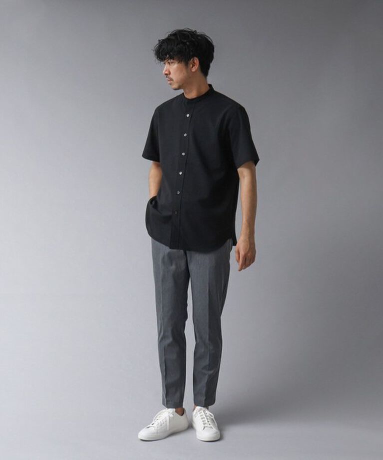 NOLLEY'S goodman「【ACTIVE SECT】《限定展開 / 速乾 / イージーケア》”ALL TIME DRY” バンドカラー半袖シャツ」|シャツ・ブラウス|