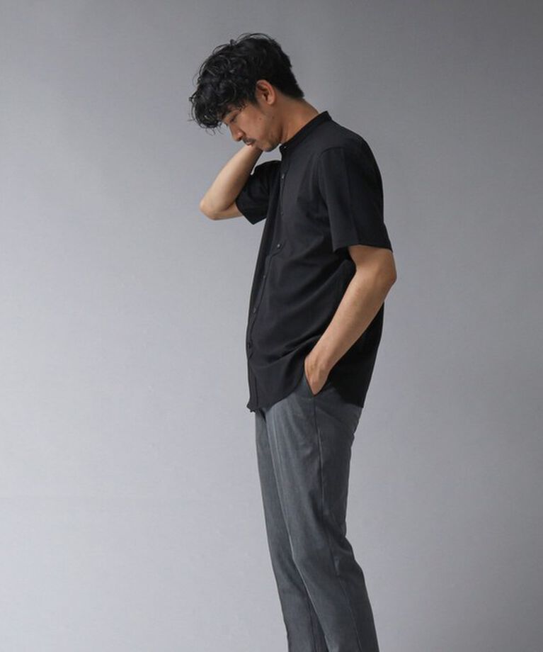 NOLLEY'S goodman「【ACTIVE SECT】《限定展開 / 速乾 / イージーケア》”ALL TIME DRY” バンドカラー半袖シャツ」|シャツ・ブラウス|