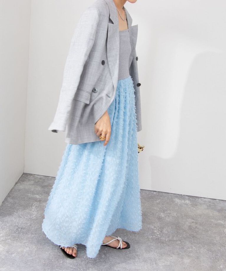 NOLLEY'S「2WAYカットジャガードドッキングワンピース」|ワンピース|