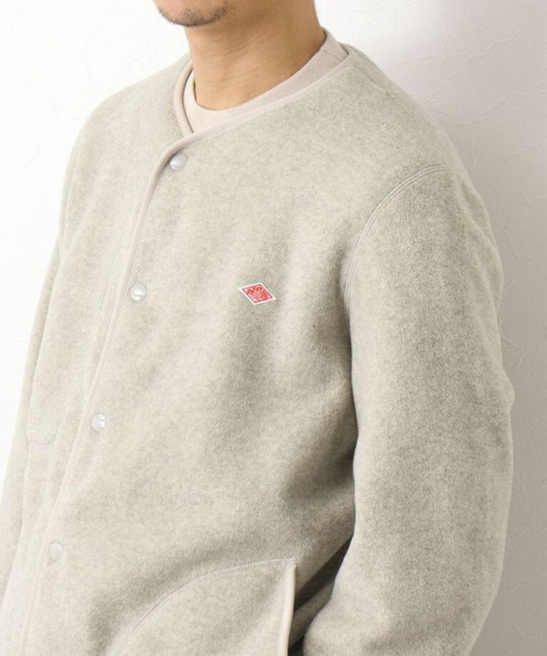 NOLLEY'S goodman「【DANTON/ダントン】フリースカラーレスジャケット 24AW」|ブルゾン・スタジャン|