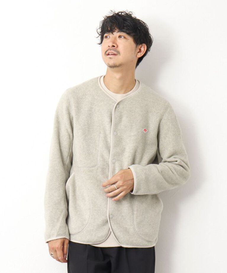 NOLLEY'S goodman「【DANTON/ダントン】フリースカラーレスジャケット 24AW」|ブルゾン・スタジャン|