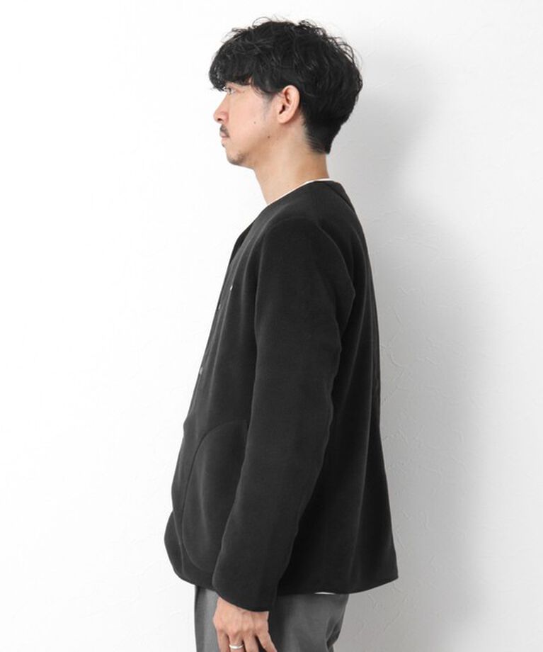 NOLLEY'S goodman「【DANTON/ダントン】フリースカラーレスジャケット 24AW」|ブルゾン・スタジャン|