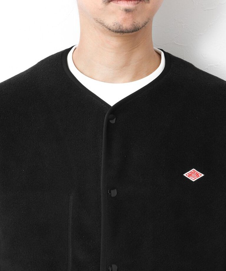 NOLLEY'S goodman「【DANTON/ダントン】フリースカラーレスジャケット 24AW」|ブルゾン・スタジャン|