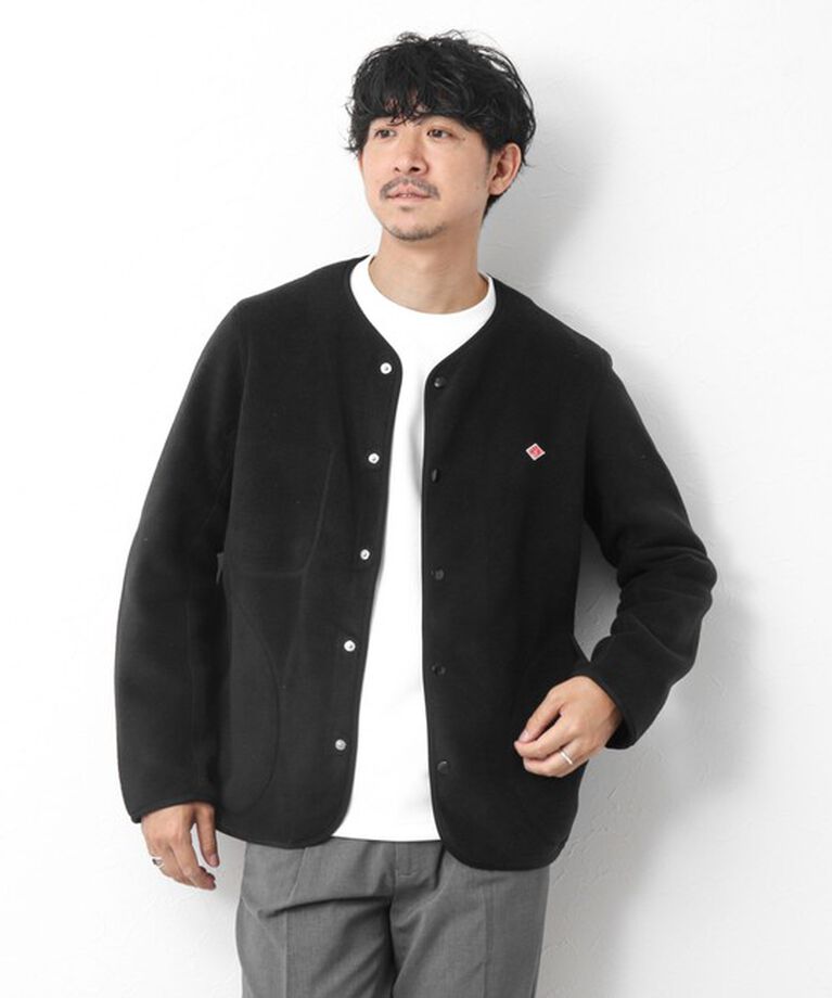 NOLLEY'S goodman「【DANTON/ダントン】フリースカラーレスジャケット 24AW」|ブルゾン・スタジャン|