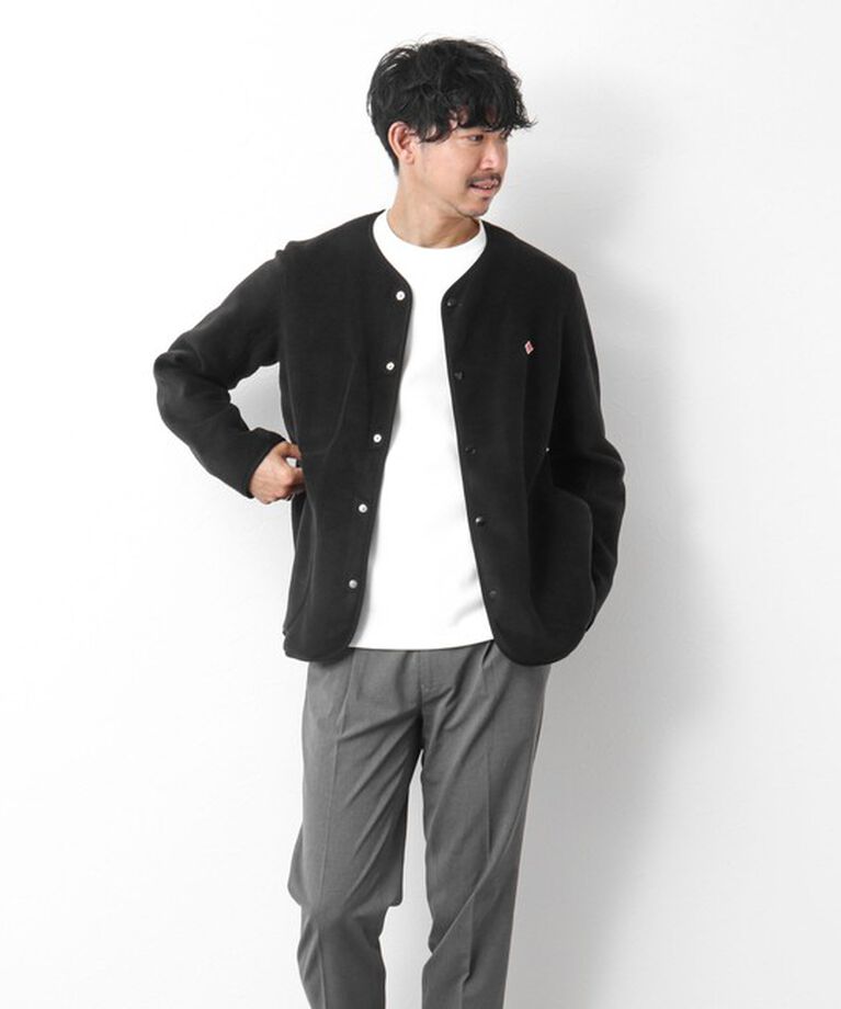 NOLLEY'S goodman「【DANTON/ダントン】フリースカラーレスジャケット 24AW」|ブルゾン・スタジャン|