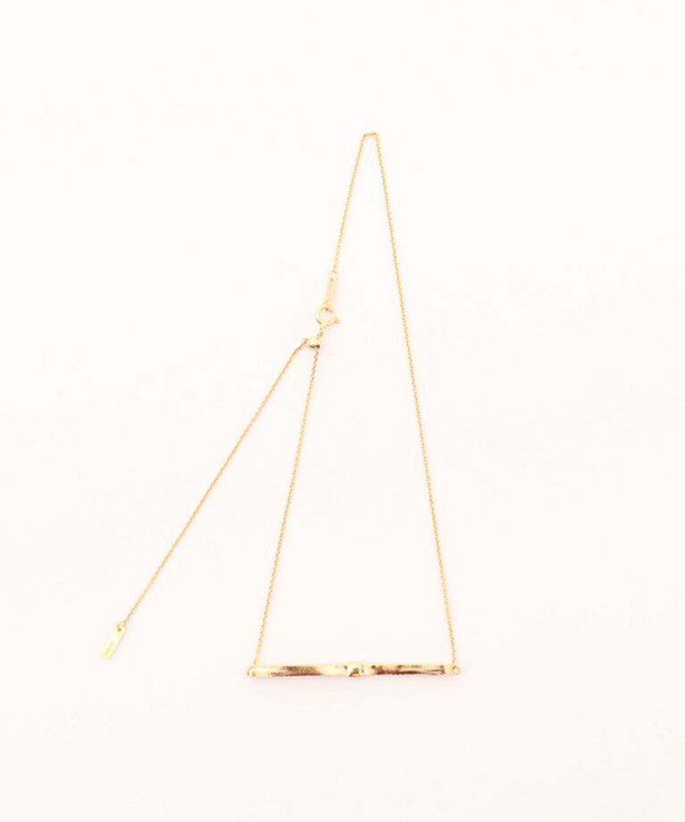 NOLLEY'S「【ucalypt/ユーカリプト】Linear Ribbon Necklace」|ネックレス|