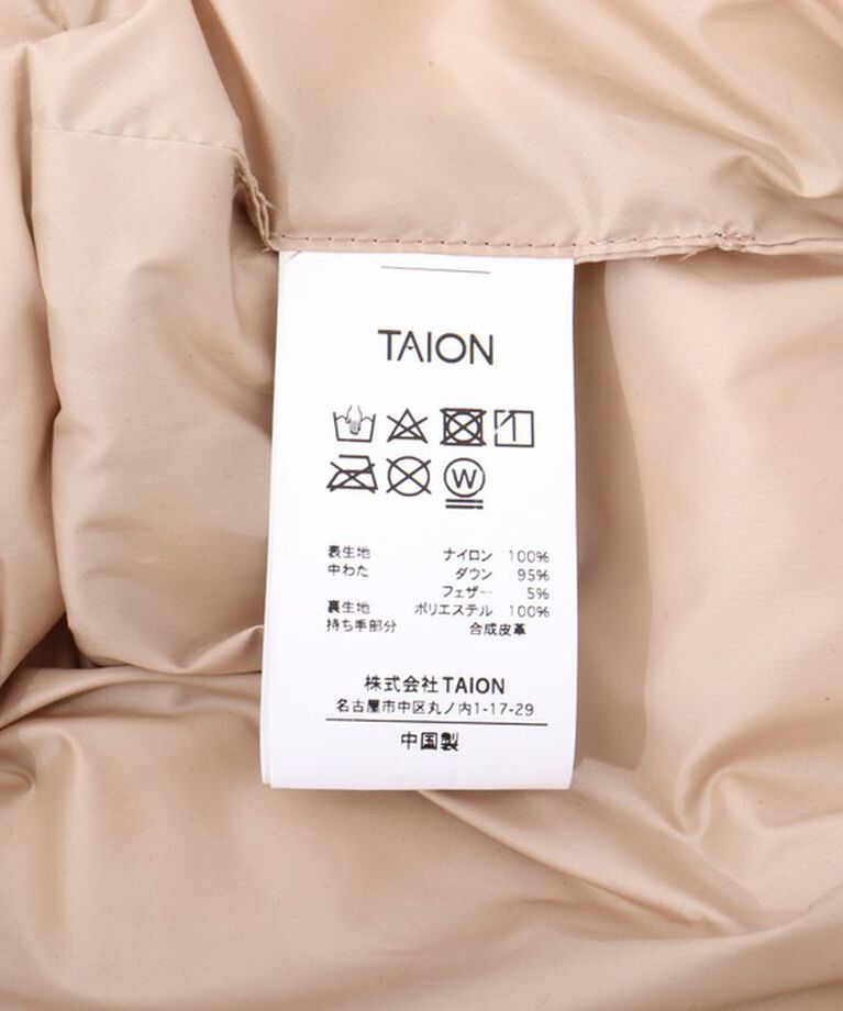 NOLLEY'S「【TAION別注】合皮ハンドルダウン巾着バッグ」|ショルダー・メッセンジャー|