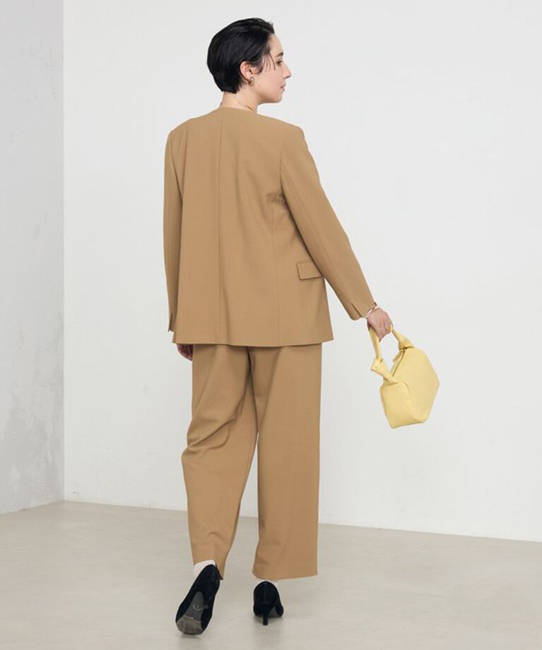NOLLEY'S「《セットアップ対応》プレミアムストレッチ２タックワイドパンツ」|その他|