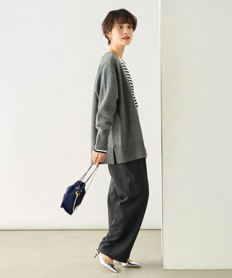 NOLLEY'S「《セットアップ対応》プレミアムストレッチ２タックワイドパンツ」|その他|
