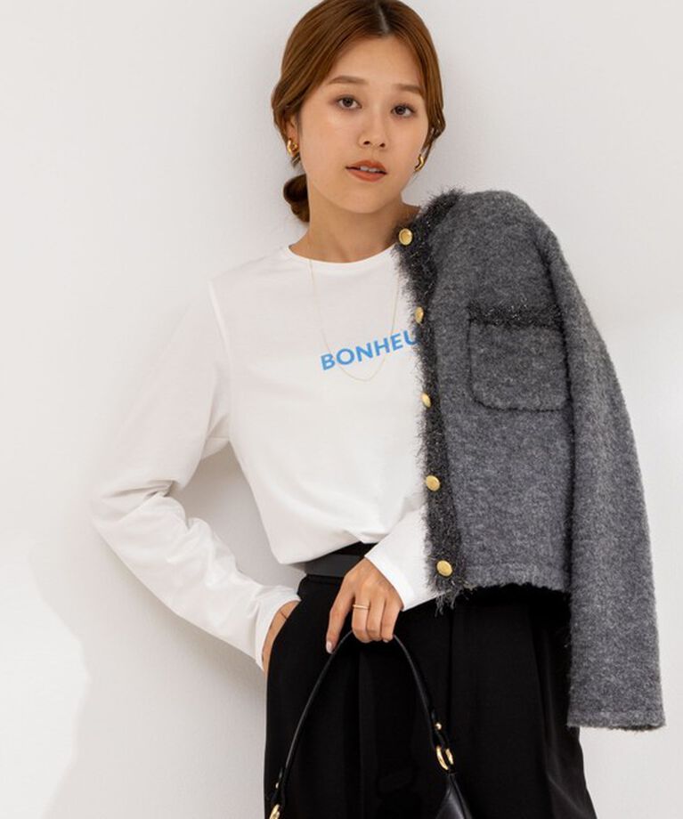 NOLLEY'S「ロゴプリント ロンT」|Tシャツ・カットソー|