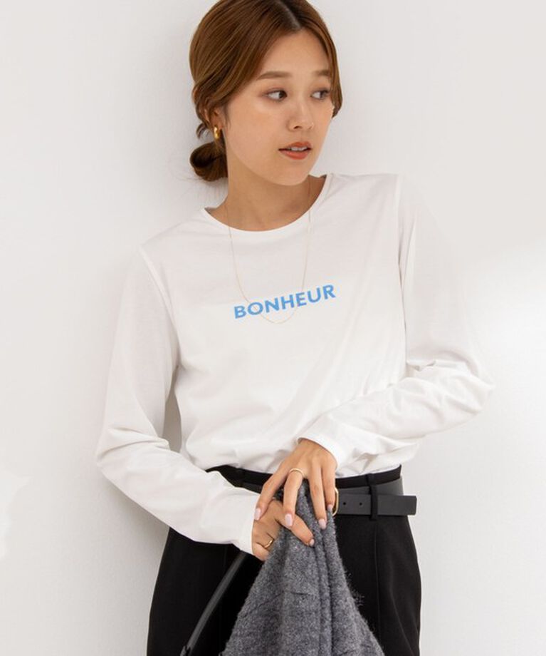 NOLLEY'S「ロゴプリント ロンT」|Tシャツ・カットソー|