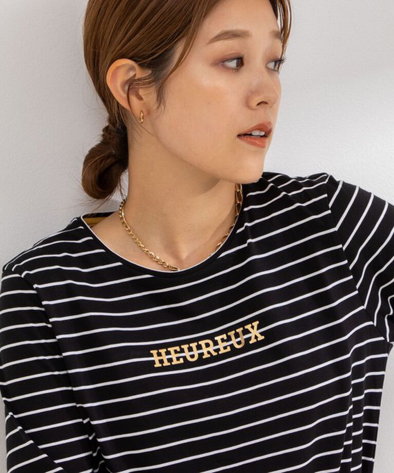 NOLLEY'S「ロゴプリント ロンT」|Tシャツ・カットソー|