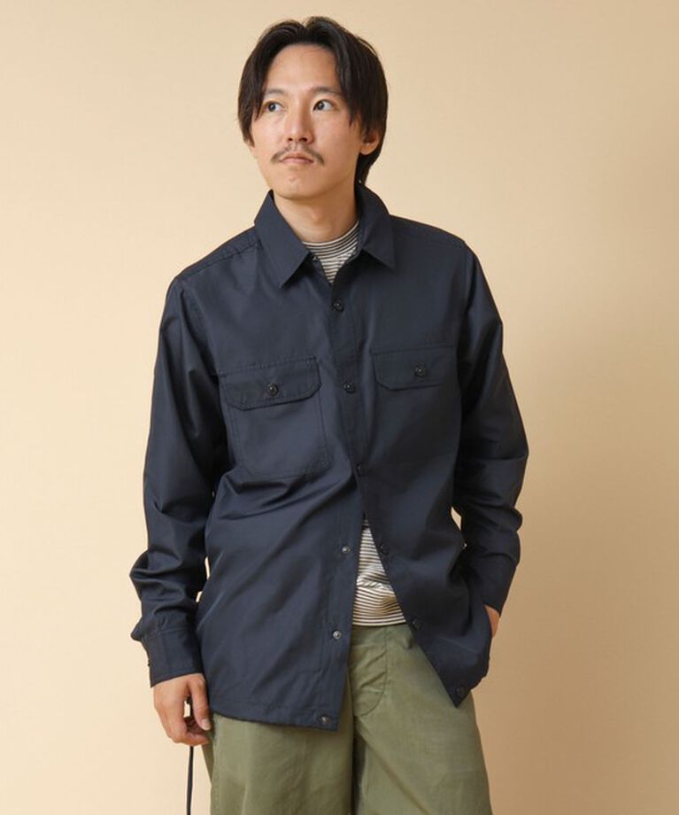 NOLLEY'S goodman「【TAION/タイオン】ノンダウン ミリタリー ロングスリーブシャツ 24AW」|シャツ・ブラウス|