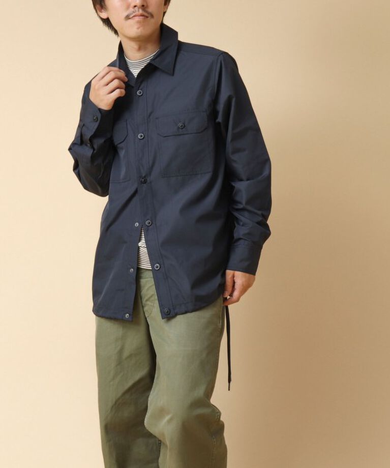 NOLLEY'S goodman「【TAION/タイオン】ノンダウン ミリタリー ロングスリーブシャツ 24AW」|シャツ・ブラウス|