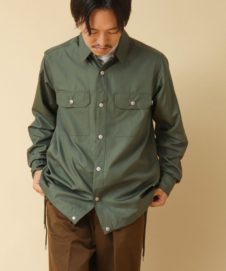 NOLLEY'S goodman「【TAION/タイオン】ノンダウン ミリタリー ロングスリーブシャツ 24AW」|シャツ・ブラウス|