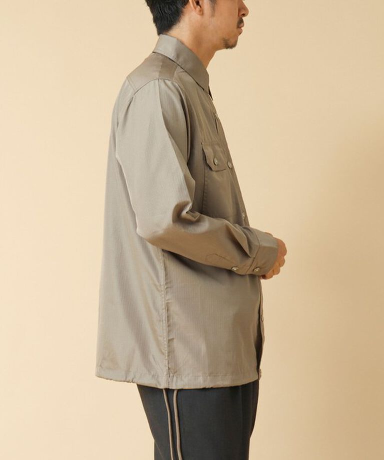 NOLLEY'S goodman「【TAION/タイオン】ノンダウン ミリタリー ロングスリーブシャツ 24AW」|シャツ・ブラウス|