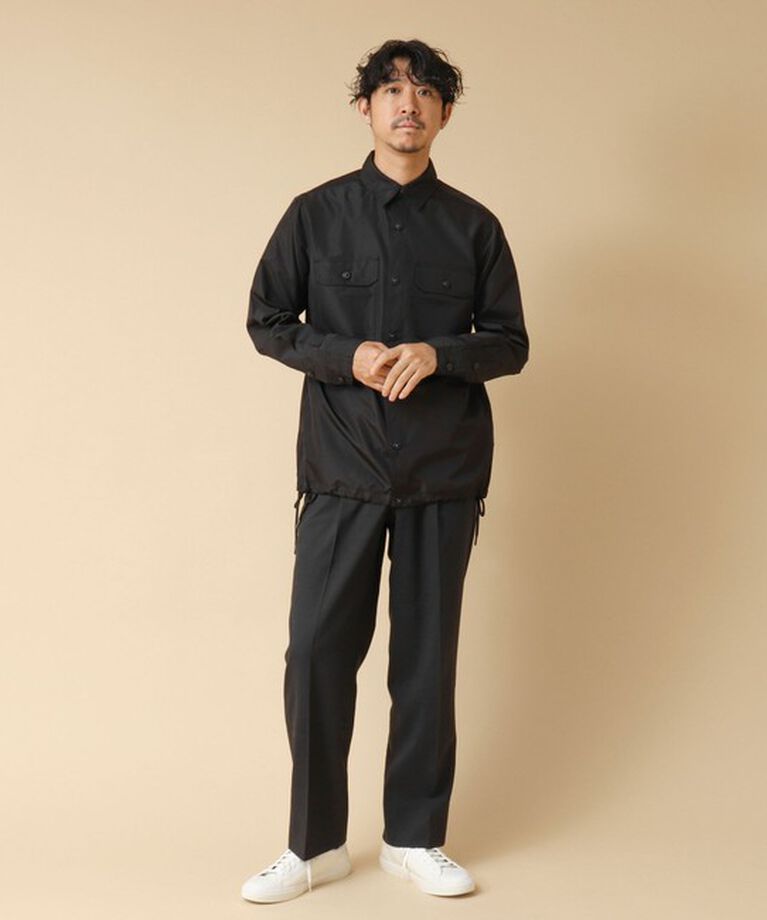 NOLLEY'S goodman「【TAION/タイオン】ノンダウン ミリタリー ロングスリーブシャツ 24AW」|シャツ・ブラウス|