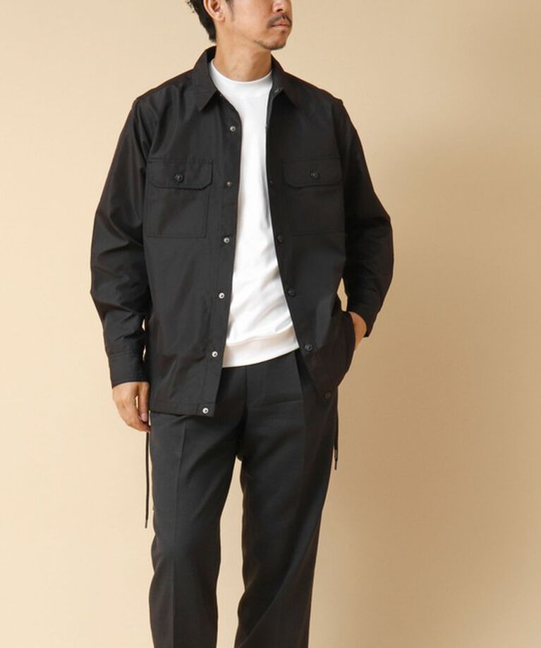 NOLLEY'S goodman「【TAION/タイオン】ノンダウン ミリタリー ロングスリーブシャツ 24AW」|シャツ・ブラウス|