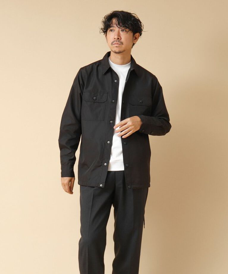 NOLLEY'S goodman「【TAION/タイオン】ノンダウン ミリタリー ロングスリーブシャツ 24AW」|シャツ・ブラウス|