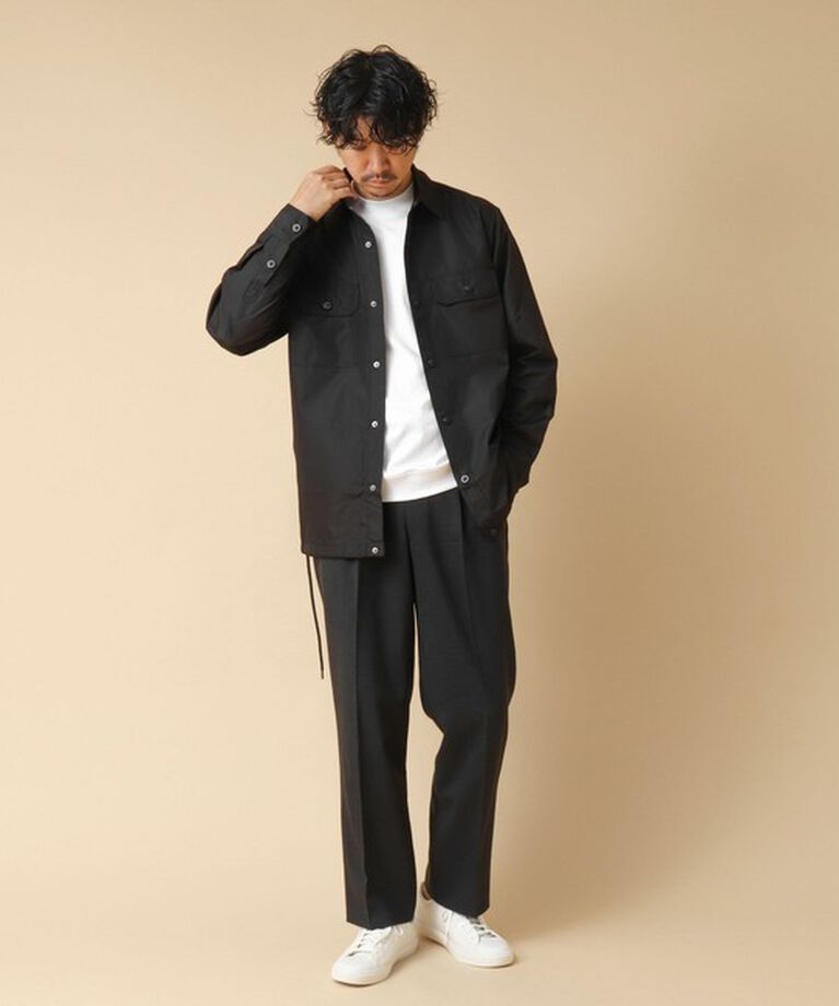 NOLLEY'S goodman「【TAION/タイオン】ノンダウン ミリタリー ロングスリーブシャツ 24AW」|シャツ・ブラウス|