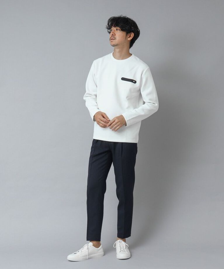 NOLLEY'S goodman「【ACTIVE SECT】《限定展開 / イージーケア》LANATEC ワンタックイージーパンツ 24AW」|チノ|