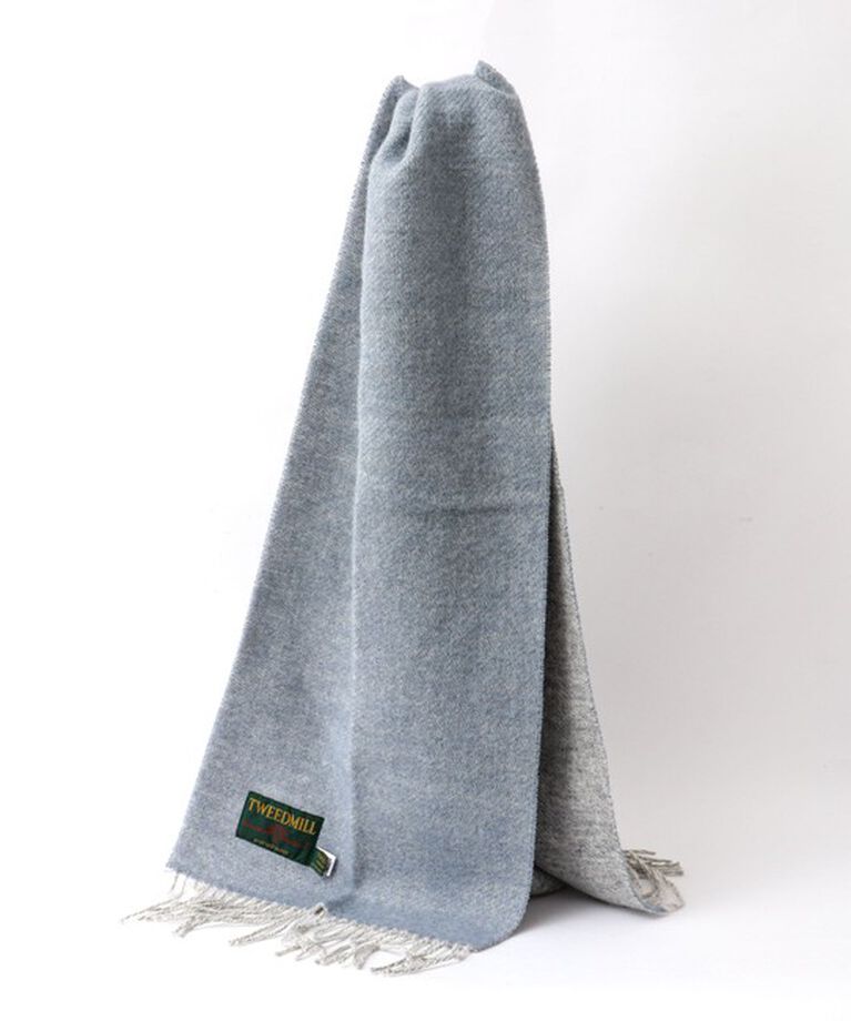 NOLLEY'S goodman「【TWEEDMILL/ツイードミル】Pure New Wool Muffler 35」|マフラー|ライトブルー