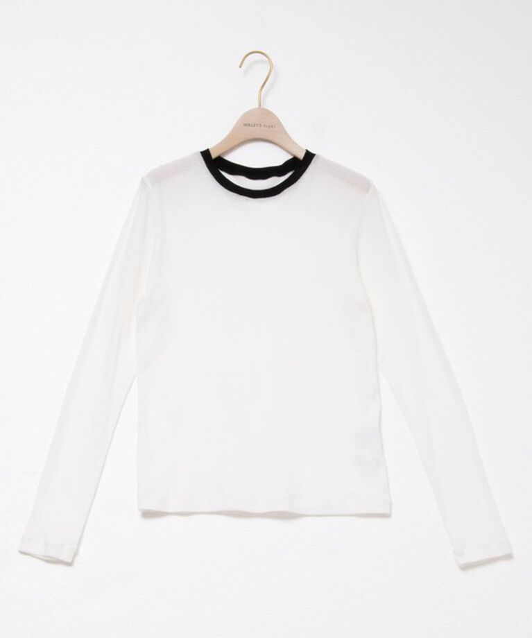 NOLLEY'S sophi「シアー配色トリミングロンT」|Tシャツ・カットソー|