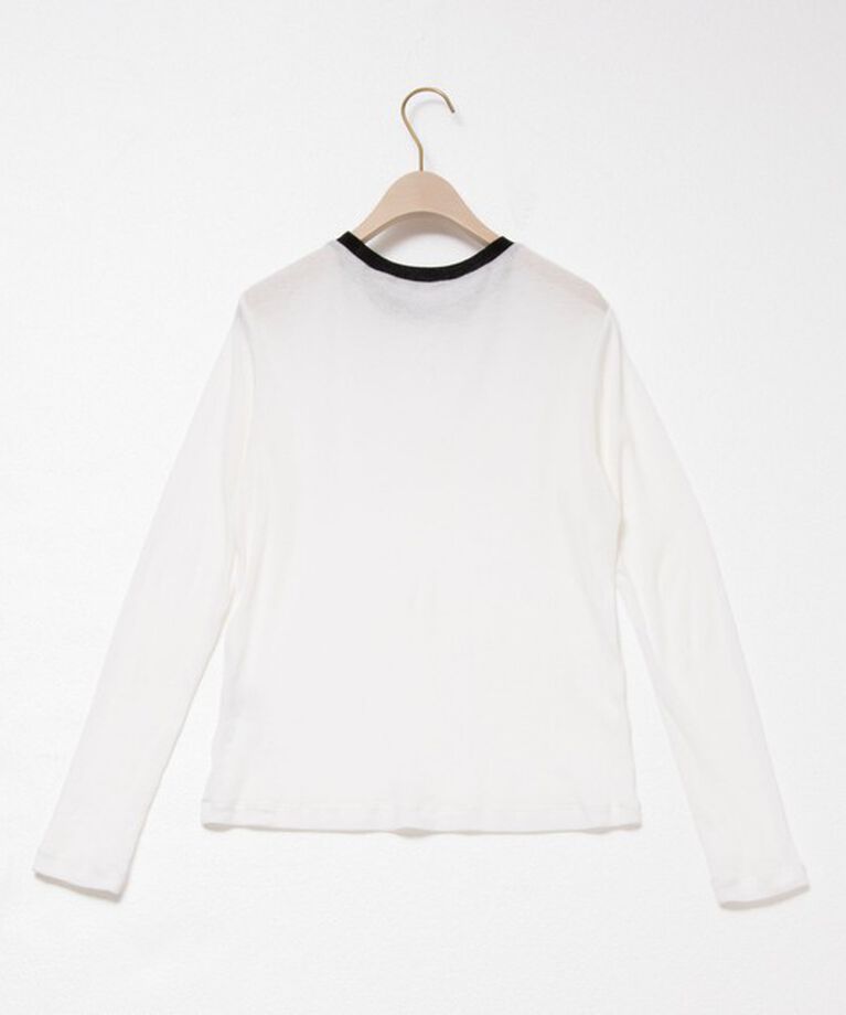 NOLLEY'S sophi「シアー配色トリミングロンT」|Tシャツ・カットソー|
