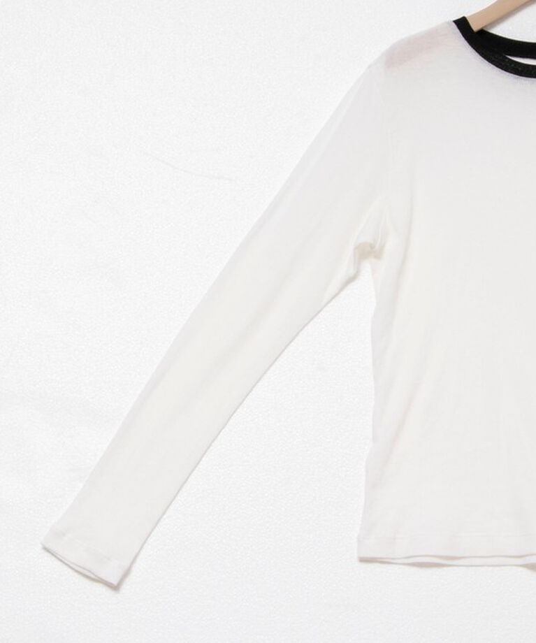 NOLLEY'S sophi「シアー配色トリミングロンT」|Tシャツ・カットソー|