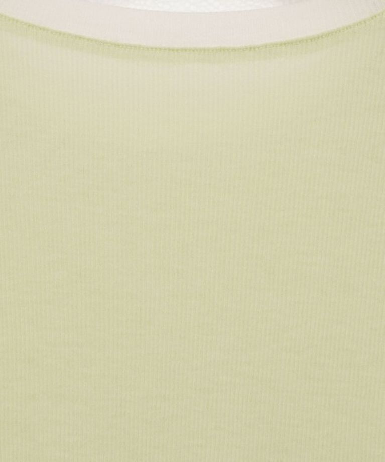 NOLLEY'S sophi「シアー配色トリミングロンT」|Tシャツ・カットソー|