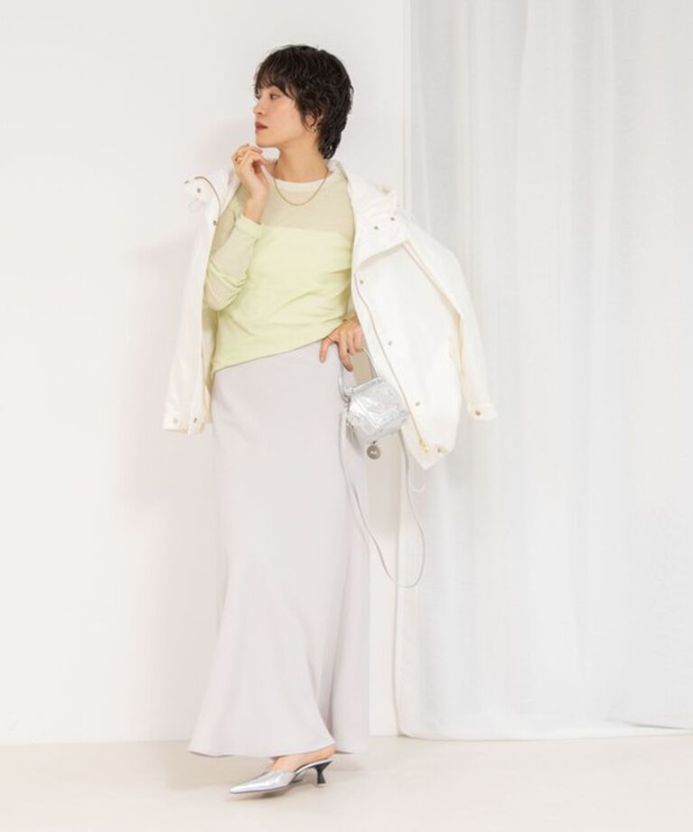 NOLLEY'S sophi「シアー配色トリミングロンT」|Tシャツ・カットソー|