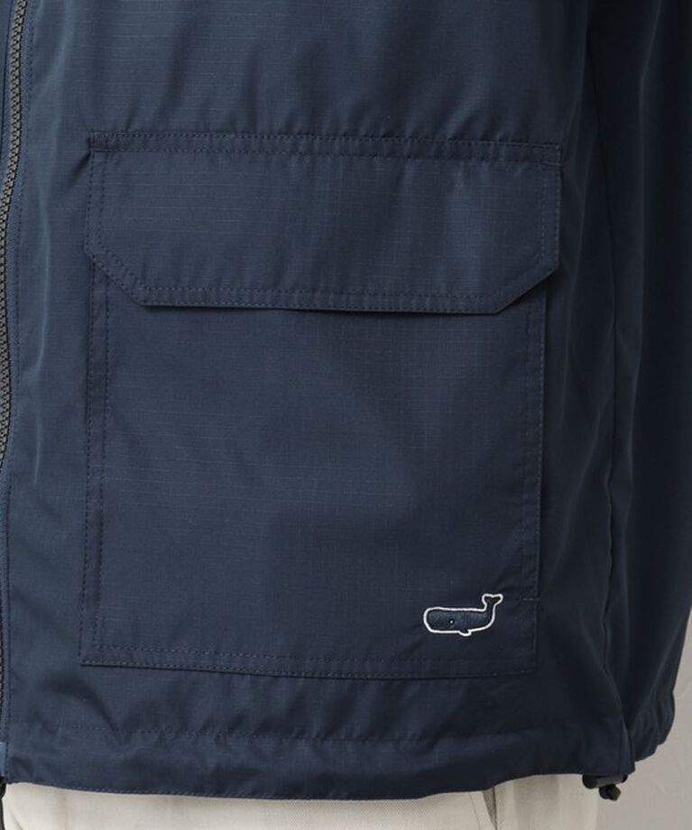 NOLLEY'S goodman「【TAION/タイオン】別注クジラ刺繍 リバーシブルダブルジップパーカー 25SS」|パーカー|